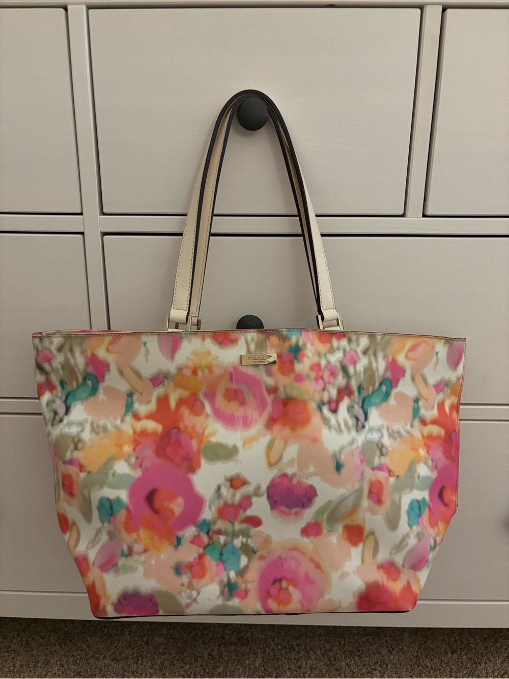 Kate Spade Floral Watercolor Tote
